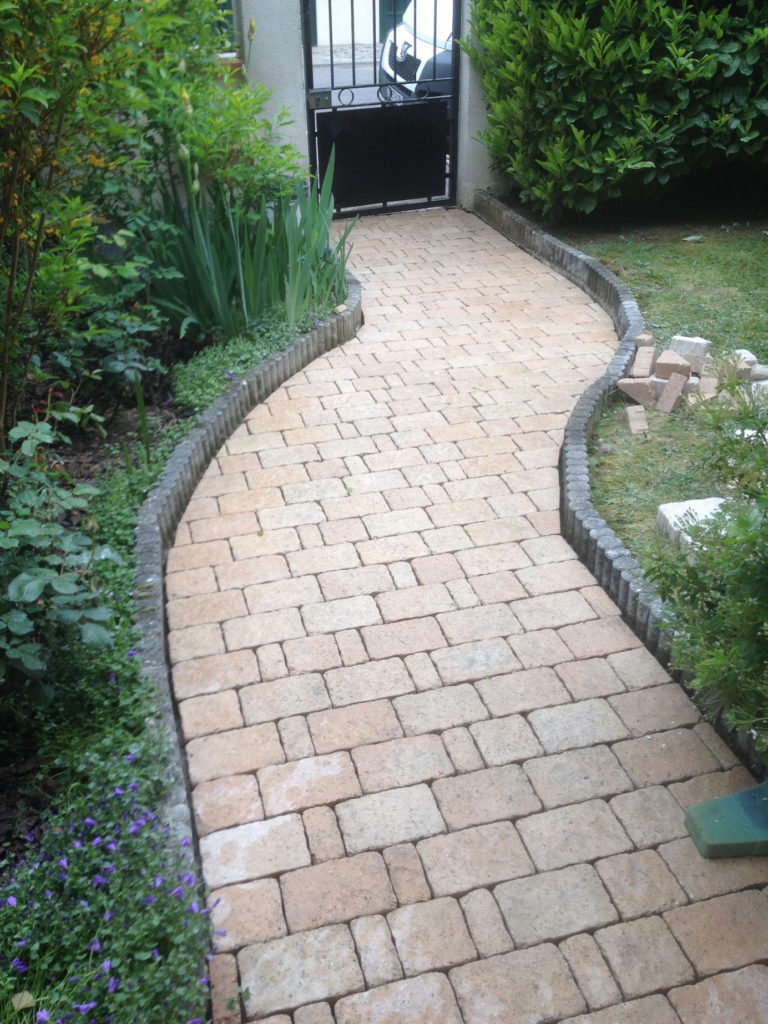 renovation exterieure allee de jardin exterieure